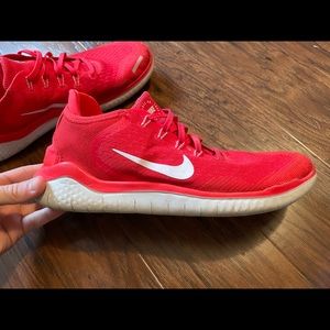 Men’s Nike Free Run (Red) Sz. 9.5